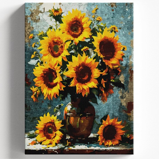 AYÇİÇEK Numaralı Tuval Fırça Boya Seti 40x50 Cm AYÇİÇEK Numaralı Tuval Fırça Boya Seti 40x50 Cm