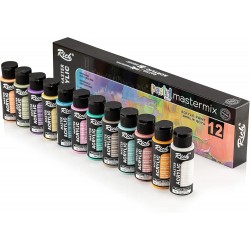 Rich Mastermix Akrilik Boya Seti Pastel 12 Renk x 60 cc.