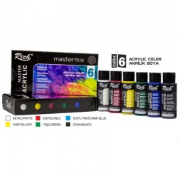 Rich Mastermix Akrilik Boya Ana RENK 6 x 60cc