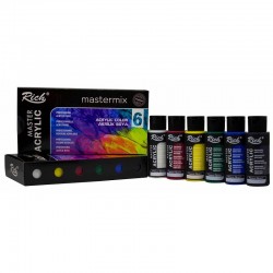 Rich Mastermix Akrilik Boya Ana RENK 6 x 60cc