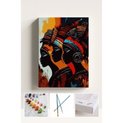 Sayılarla Boyama Çerçeveli Hobi Seti Numaralı Tuval Fırça Boya Dahil Kasnaklı 40x50 Sayılarla Boyama Çerçeveli Hobi Seti Numaralı Tuval Fırça Boya Dahil Kasnaklı 40x50