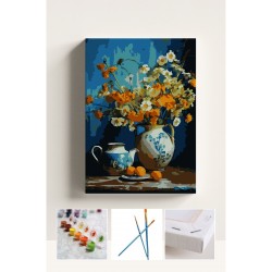 Sayılarla Boyama Tuval Seti Fırça Boya Dahil (Çıtalı) 40x50 CM Sayılarla Boyama Tuval Seti Fırça Boya Dahil (Çıtalı) 40x50 CM