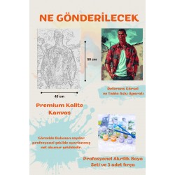 Sayılarla Boyama Seti Numaralı Tuval Fırça Boya RONALDO 40X50 Cm Sayılarla Boyama Seti Numaralı Tuval Fırça Boya RONALDO 40X50 Cm