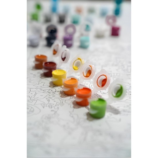 Sayılarla Boyama Seti Numaralı Tuval Fırça Boya TEKİR KEDİ 40x50 Cm Sayılarla Boyama Seti Numaralı Tuval Fırça Boya TEKİR KEDİ 40x50 Cm