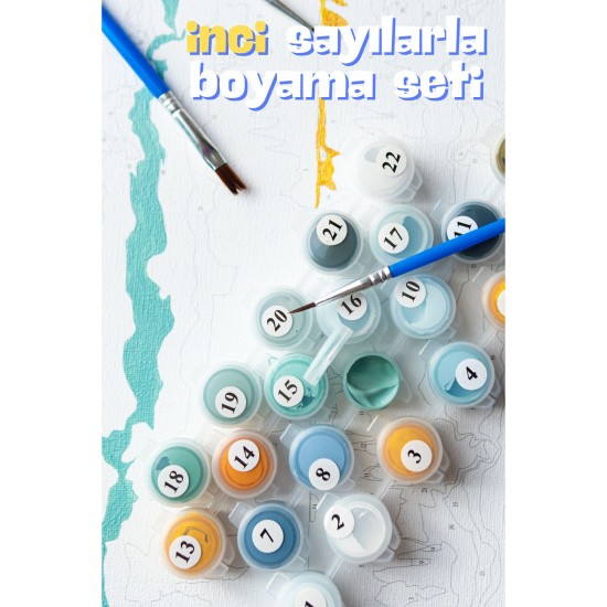 Sayılarla Boyama Çerçeveli Hobi Seti Numaralı Tuval Fırça Boya Dahil Kasnaklı PEMBE ORKİDE 40X50 Cm Sayılarla Boyama Çerçeveli Hobi Seti Numaralı Tuval Fırça Boya Dahil Kasnaklı PEMBE ORKİDE 40X50 Cm