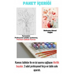 Sayılarla Boyama Çerçeveli Hobi Seti Numaralı Tuval Fırça Boya Dahil Kasnaklı İNCİ 40X50 Cm Sayılarla Boyama Çerçeveli Hobi Seti Numaralı Tuval Fırça Boya Dahil Kasnaklı İNCİ 40X50 Cm