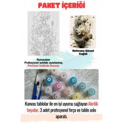 Sayılarla Boyama Çerçeveli Hobi Seti Numaralı Tuval Fırça Boya Dahil Kasnaklı SARI ÇİÇEK 40X50 Cm Sayılarla Boyama Çerçeveli Hobi Seti Numaralı Tuval Fırça Boya Dahil Kasnaklı SARI ÇİÇEK 40X50 Cm