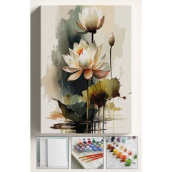 Sayılarla Boyama Çerçeveli Hobi Seti Numaralı Tuval Fırça Boya Dahil Kasnaklı SARI ÇİÇEK 40X50 Cm Sayılarla Boyama Çerçeveli Hobi Seti Numaralı Tuval Fırça Boya Dahil Kasnaklı SARI ÇİÇEK 40X50 Cm