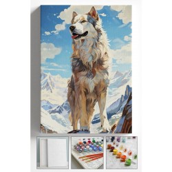 Sayılarla Boyama Tuval Seti Fırça Boya Dahil (Çıtalı) 40x50 CM - ULUKURT Sayılarla Boyama Tuval Seti Fırça Boya Dahil (Çıtalı) 40x50 CM - ULUKURT