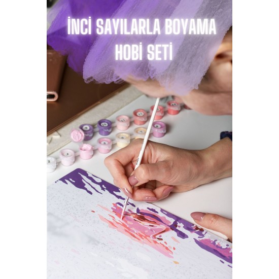 Sayılarla Boyama Çerçeveli Hobi Seti Numaralı Tuval Fırça Boya Dahil Kasnaklı İSTANBUL 40X50 Cm Sayılarla Boyama Çerçeveli Hobi Seti Numaralı Tuval Fırça Boya Dahil Kasnaklı İSTANBUL 40X50 Cm