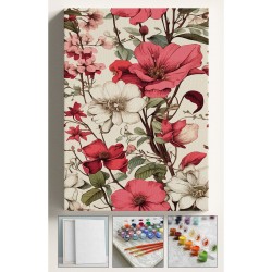 Sayılarla Boyama Tuval Seti Fırça Boya Dahil Çıtalı 40x50 cm Sayılarla Boyama Tuval Seti Fırça Boya Dahil Çıtalı 40x50 cm