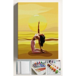 Sayılarla Boyama Tuval Seti Fırça Boya Dahil (Çıtalı) 40x50 CM - PİLATES Sayılarla Boyama Tuval Seti Fırça Boya Dahil (Çıtalı) 40x50 CM - PİLATES