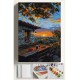 Sayılarla Boyama Tuval Seti Fırça Boya Dahil (Çıtalı) 40x50 CM - GÜN BATIMI ŞARAP Sayılarla Boyama Tuval Seti Fırça Boya Dahil (Çıtalı) 40x50 CM - GÜN BATIMI ŞARAP