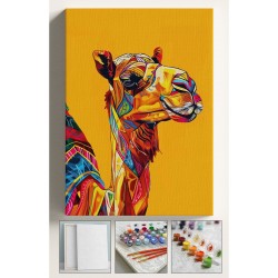 Sayılarla Boyama Hobi Seti Çerçeveli Numaralı Tuval Fırça Boya Dahil Kasnaklı RENKLİ DEVE 40x50 Cm Sayılarla Boyama Hobi Seti Çerçeveli Numaralı Tuval Fırça Boya Dahil Kasnaklı RENKLİ DEVE 40x50 Cm