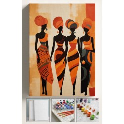 Sayılarla Boyama Hobi Seti Çerçeveli Numaralı Tuval Fırça Boya Kasnaklı SANATSAL KADINLAR 40x50 Cm Sayılarla Boyama Hobi Seti Çerçeveli Numaralı Tuval Fırça Boya Kasnaklı SANATSAL KADINLAR 40x50 Cm