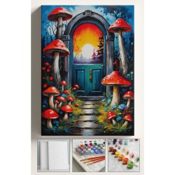 Sayılarla Boyama Hobi Seti Çerçeveli Numaralı Tuval Fırça Boya tuval Alis Harikalar Diyarı 40x50 Cm Sayılarla Boyama Hobi Seti Çerçeveli Numaralı Tuval Fırça Boya tuval Alis Harikalar Diyarı 40x50 Cm