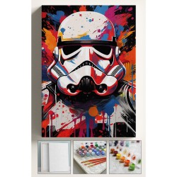 Sayılarla Boyama Tuval Seti Fırça Boya Dahil (Çıtalı) 40x50 CM - STARWARS Sayılarla Boyama Tuval Seti Fırça Boya Dahil (Çıtalı) 40x50 CM - STARWARS