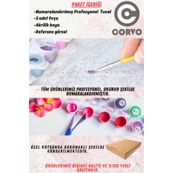 Sayılarla Boyama Tuval Seti Fırça Boya Dahil (çıtalı) 40x50 Cm - TEK GÖZ Sayılarla Boyama Tuval Seti Fırça Boya Dahil (çıtalı) 40x50 Cm - TEK GÖZ