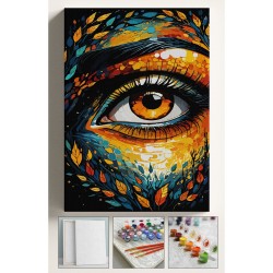 Sayılarla Boyama Tuval Seti Fırça Boya Dahil (çıtalı) 40x50 Cm - TEK GÖZ Sayılarla Boyama Tuval Seti Fırça Boya Dahil (çıtalı) 40x50 Cm - TEK GÖZ