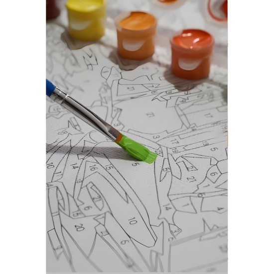 Sayılarla Boyama Seti Numaralı Tuval Fırça Boya Dahil Kasnaklı Set 50x70 Cm - MOTOR1A Sayılarla Boyama Seti Numaralı Tuval Fırça Boya Dahil Kasnaklı Set 50x70 Cm - MOTOR1A