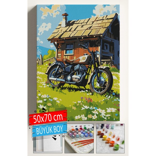 Sayılarla Boyama Seti Numaralı Tuval Fırça Boya Dahil Kasnaklı Set 50x70 Cm - MOTOR1A Sayılarla Boyama Seti Numaralı Tuval Fırça Boya Dahil Kasnaklı Set 50x70 Cm - MOTOR1A