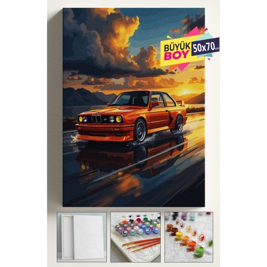 Sayılarla Boyama Seti Numaralı Tuval Fırça Boya Dahil Kasnaklı Set 50x70 Cm - TURUNCUBMV Sayılarla Boyama Seti Numaralı Tuval Fırça Boya Dahil Kasnaklı Set 50x70 Cm - TURUNCUBMV
