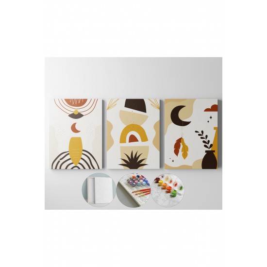 Sayılarla Boyama Seti Numaralı Tuval Fırça Boya 3 lü set 30x40 Cm - BOHEM ROKET Sayılarla Boyama Seti Numaralı Tuval Fırça Boya 3 lü set 30x40 Cm - BOHEM ROKET