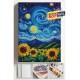 Sayılarla Boyama Seti Numaralı Tuval Fırça Boya Dahil Kasnaklı Set 50x70 Cm - YILDIZLI GECE AYÇİÇEĞİ Sayılarla Boyama Seti Numaralı Tuval Fırça Boya Dahil Kasnaklı Set 50x70 Cm - YILDIZLI GECE AYÇİÇEĞİ