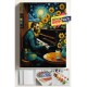 Sayılarla Boyama Seti Numaralı Tuval Fırça Boya Dahil Kasnaklı Set 50x70 Cm - VAN GOGH PİYANO Sayılarla Boyama Seti Numaralı Tuval Fırça Boya Dahil Kasnaklı Set 50x70 Cm - VAN GOGH PİYANO