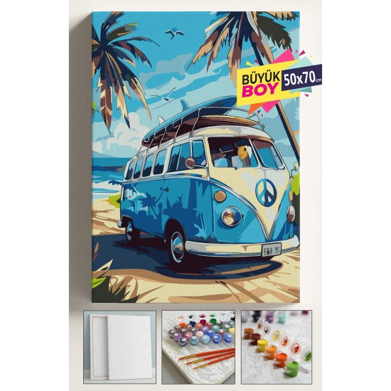 Sayılarla Boyama Seti Numaralı Tuval Fırça Boya Dahil Kasnaklı Set 50x70 Cm - PALMİYE VOSVOS Sayılarla Boyama Seti Numaralı Tuval Fırça Boya Dahil Kasnaklı Set 50x70 Cm - PALMİYE VOSVOS