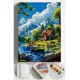 Sayılarla Boyama Seti Numaralı Tuval Fırça Boya 40x50 Cm - Güzel Manzara Sayılarla Boyama Seti Numaralı Tuval Fırça Boya 40x50 Cm - Güzel Manzara
