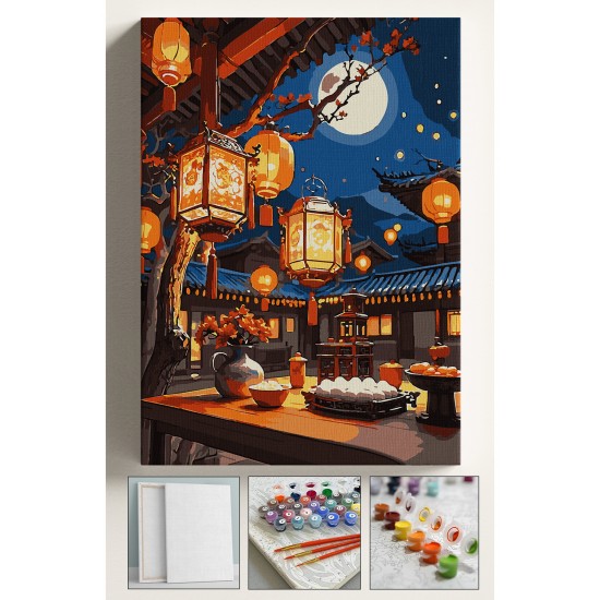 Sayılarla Boyama Çerçeveli Hobi Seti Numaralı Tuval Fırça Boya Dahil Kasnaklı 40X50 Cm JAPON KÜLTÜRÜ Sayılarla Boyama Çerçeveli Hobi Seti Numaralı Tuval Fırça Boya Dahil Kasnaklı 40X50 Cm JAPON KÜLTÜRÜ