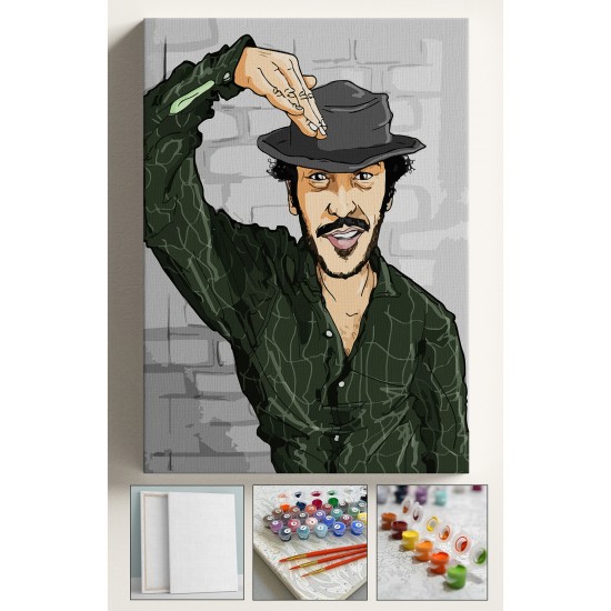 Sayılarla Boyama Seti Çerçeveli Hobi Seti Numaralı Tuval Fırça Boya Kasnaklı 40X50Cm ÖMER Sayılarla Boyama Seti Çerçeveli Hobi Seti Numaralı Tuval Fırça Boya Kasnaklı 40X50Cm ÖMER