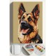 Sayılarla Boyama Çerçeveli Hobi Seti Numaralı Tuval Fırça Boya Dahil Kasnaklı 40X50 Cm ALMAN KÖPEĞİ Sayılarla Boyama Çerçeveli Hobi Seti Numaralı Tuval Fırça Boya Dahil Kasnaklı 40X50 Cm ALMAN KÖPEĞİ