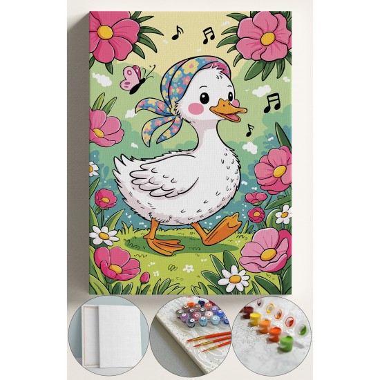 Sayılarla Boyama Seti Numaralı Tuval Fırça Boya 40x50 Cm - MÜZİK ÖRDEK Sayılarla Boyama Seti Numaralı Tuval Fırça Boya 40x50 Cm - MÜZİK ÖRDEK