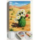 Sayılarla Boyama Seti Numaralı Tuval Fırça Boya 40x50 Cm - Çiçekli kaktüs Sayılarla Boyama Seti Numaralı Tuval Fırça Boya 40x50 Cm - Çiçekli kaktüs