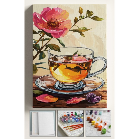 Sayılarla Boyama Seti Numaralı Tuval Fırça Boya 40x50 Cm - ADA ÇAYI Sayılarla Boyama Seti Numaralı Tuval Fırça Boya 40x50 Cm - ADA ÇAYI