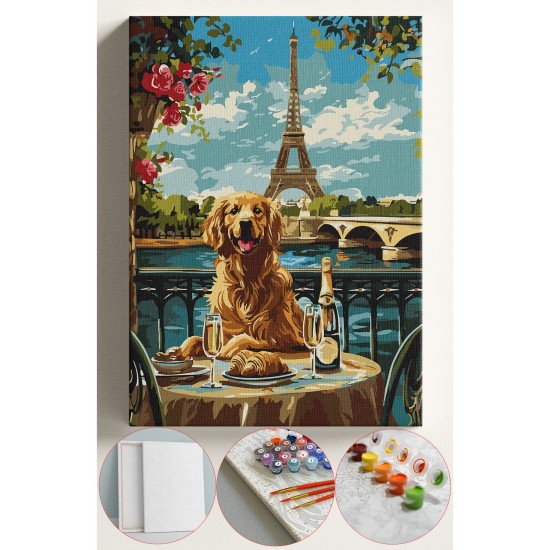 Sayılarla Boyama Seti Numaralı Tuval Fırça Boya 40x50 Cm - PARİS GOLDEN Sayılarla Boyama Seti Numaralı Tuval Fırça Boya 40x50 Cm - PARİS GOLDEN