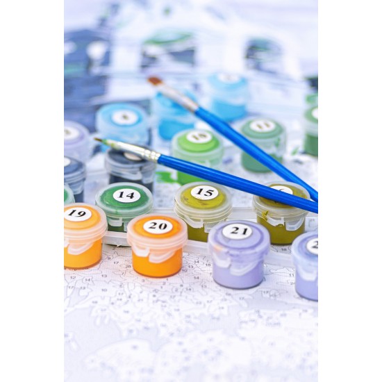 Sayılarla Boyama Seti Numaralı Tuval Fırça Boya 40x50 Cm - AYÇİÇEK Sayılarla Boyama Seti Numaralı Tuval Fırça Boya 40x50 Cm - AYÇİÇEK