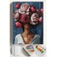 Sayılarla Boyama Seti Numaralı Tuval Fırça Boya 40x50 Cm - GÜL AÇAN KADIN Sayılarla Boyama Seti Numaralı Tuval Fırça Boya 40x50 Cm - GÜL AÇAN KADIN