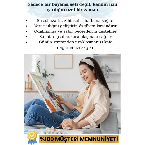 Sayılarla Boyama Seti Numaralı Tuval Fırça Boya 40x50 Cm - AYÇİÇEK Sayılarla Boyama Seti Numaralı Tuval Fırça Boya 40x50 Cm - AYÇİÇEK