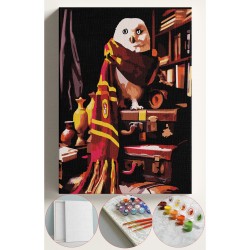 Sayılarla Boyama Seti Numaralı Tuval Fırça Boya 40x50 Cm - HARRYBAYKUŞ