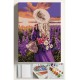 Sayılarla Boyama Seti Numaralı Tuval Fırça Boya 40x50 Cm Mor Çiçekler İçinde Kadın Sayılarla Boyama Seti Numaralı Tuval Fırça Boya 40x50 Cm Mor Çiçekler İçinde Kadın
