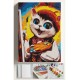 Sayılarla Boyama Seti Numaralı Tuval Fırça Boya 40x50 Cm Ressam Kedi