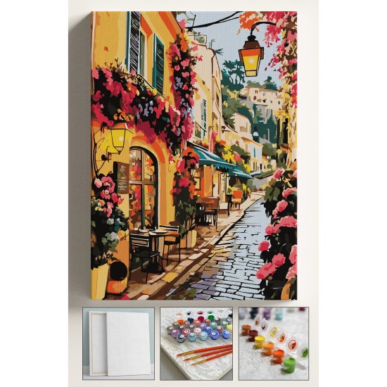 Sayılarla Boyama Seti Numaralı Tuval Fırça Boya 40x50 Cm Taksim Sokakları Sayılarla Boyama Seti Numaralı Tuval Fırça Boya 40x50 Cm Taksim Sokakları