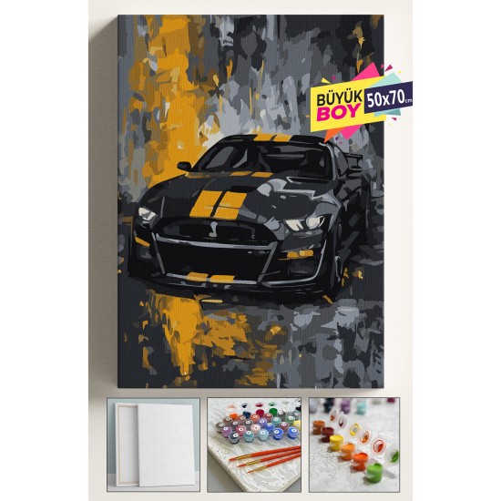 Sayılarla Boyama Seti Numaralı Tuval Fırça Boya Dahil Kasnaklı Set 50x70 Cm - COBRA Sayılarla Boyama Seti Numaralı Tuval Fırça Boya Dahil Kasnaklı Set 50x70 Cm - COBRA