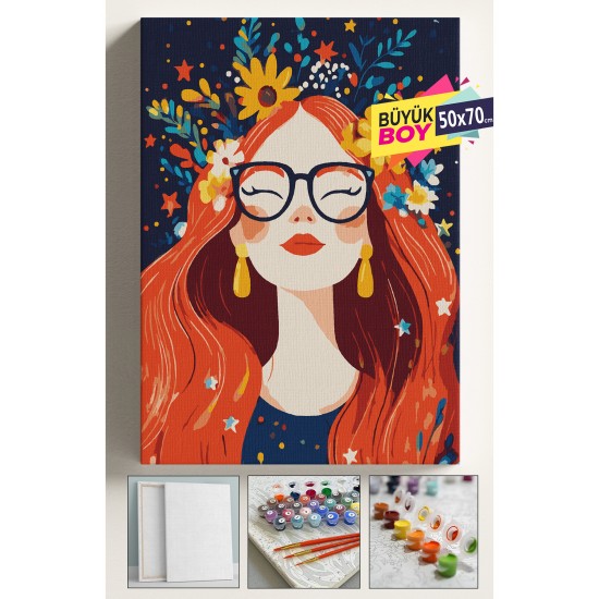 Sayılarla Boyama Seti Numaralı Tuval Fırça Boya Dahil Kasnaklı Set 50x70 Cm - ÇİÇEKGÖKYÜZÜ 05 Sayılarla Boyama Seti Numaralı Tuval Fırça Boya Dahil Kasnaklı Set 50x70 Cm - ÇİÇEKGÖKYÜZÜ 05