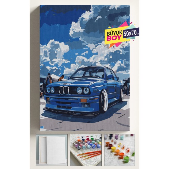 Sayılarla Boyama Seti Numaralı Tuval Fırça Boya Dahil Kasnaklı Set 50x70 Cm - E30 Sayılarla Boyama Seti Numaralı Tuval Fırça Boya Dahil Kasnaklı Set 50x70 Cm - E30